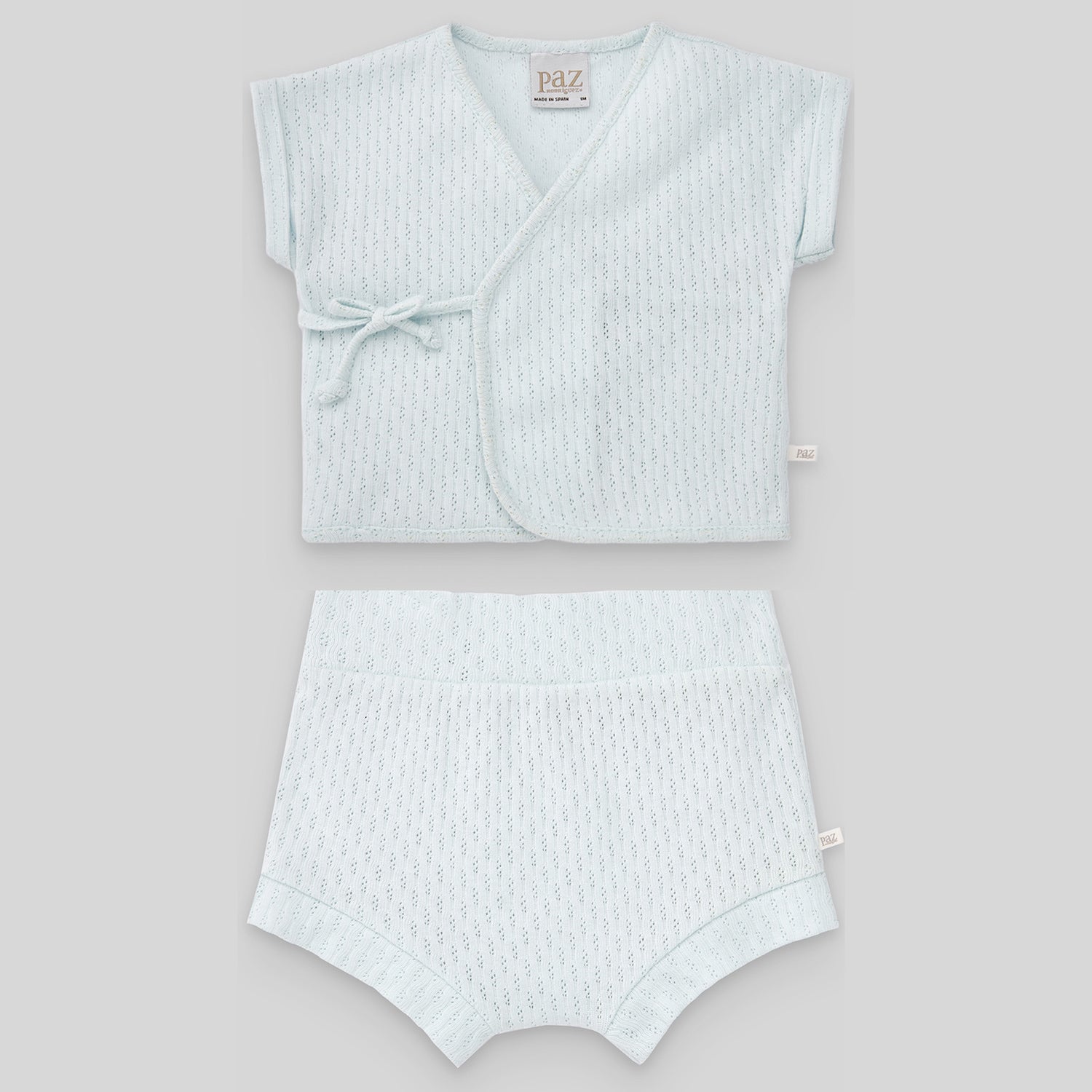 Pale Blue Short Set