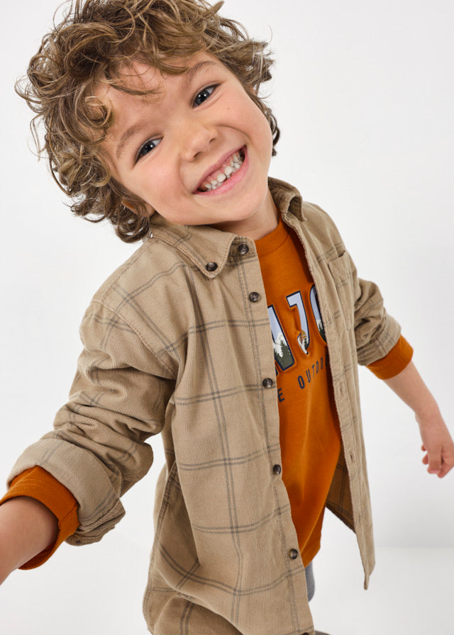 Check Cord Shirt