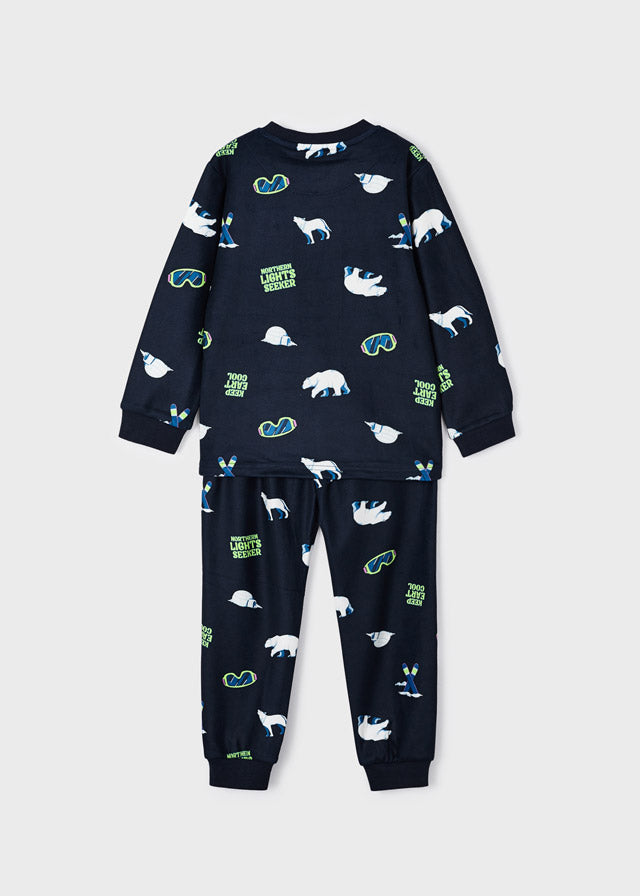 Navy Polar Pyjamas