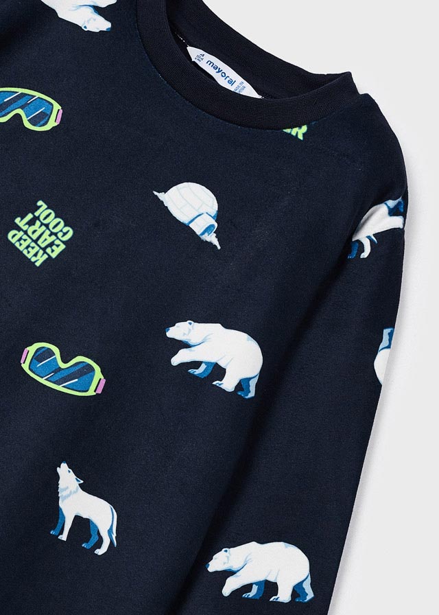 Navy Polar Pyjamas