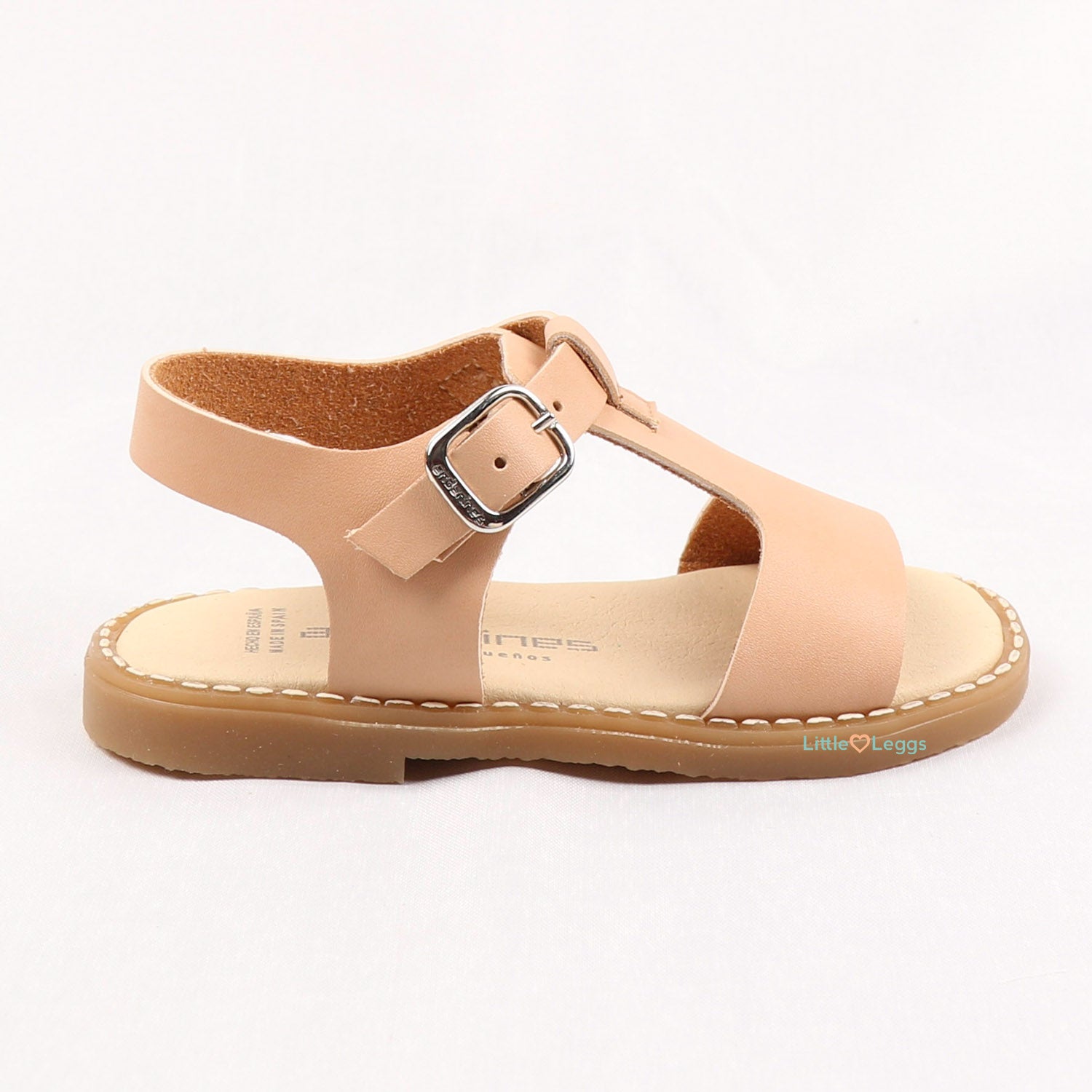 Tan Leather T-Bar Sandal