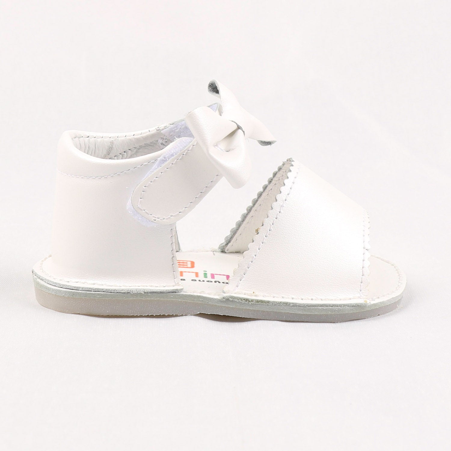 Pearl White Bow Pre-Walker