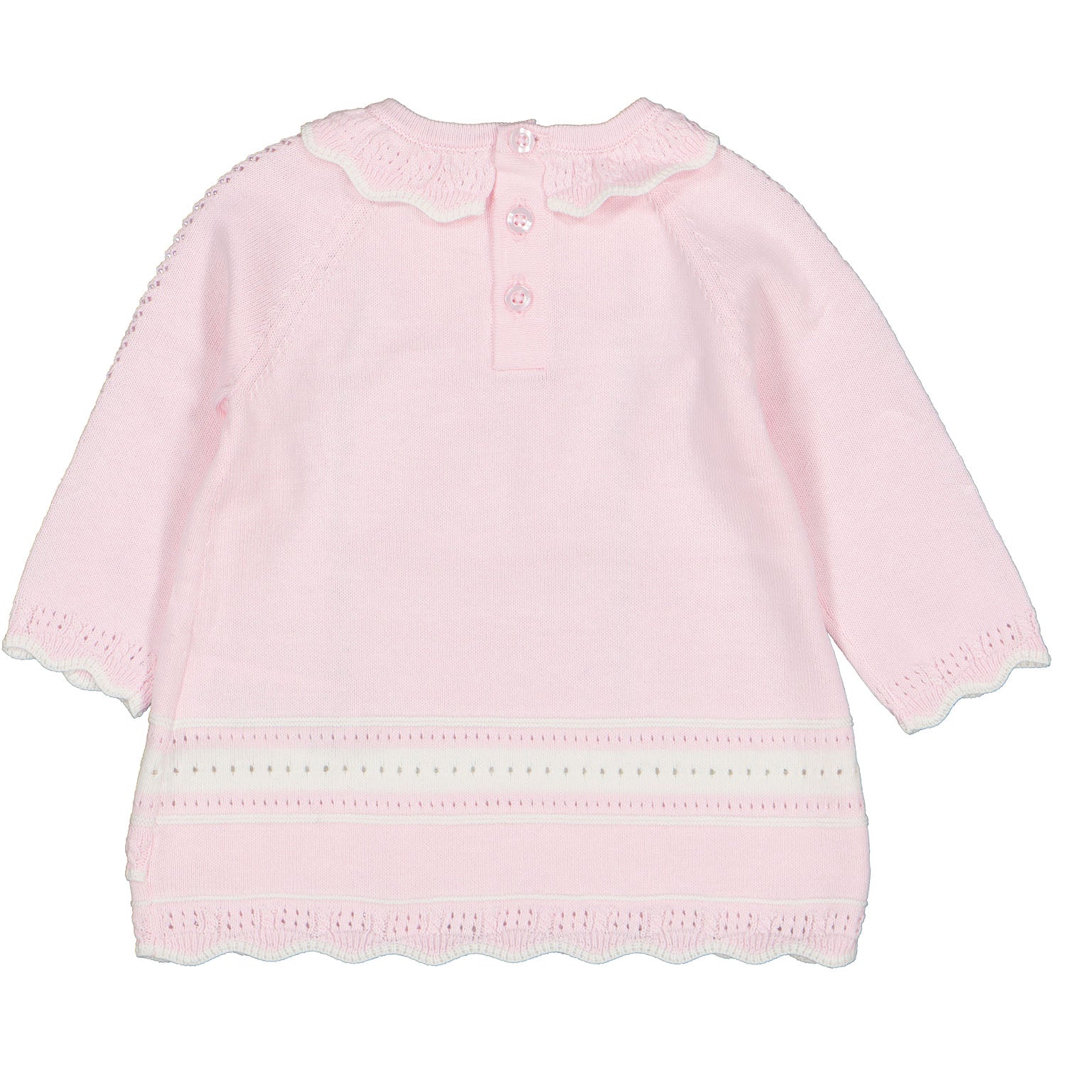 Pink & Ivory Knitted Tunic Set