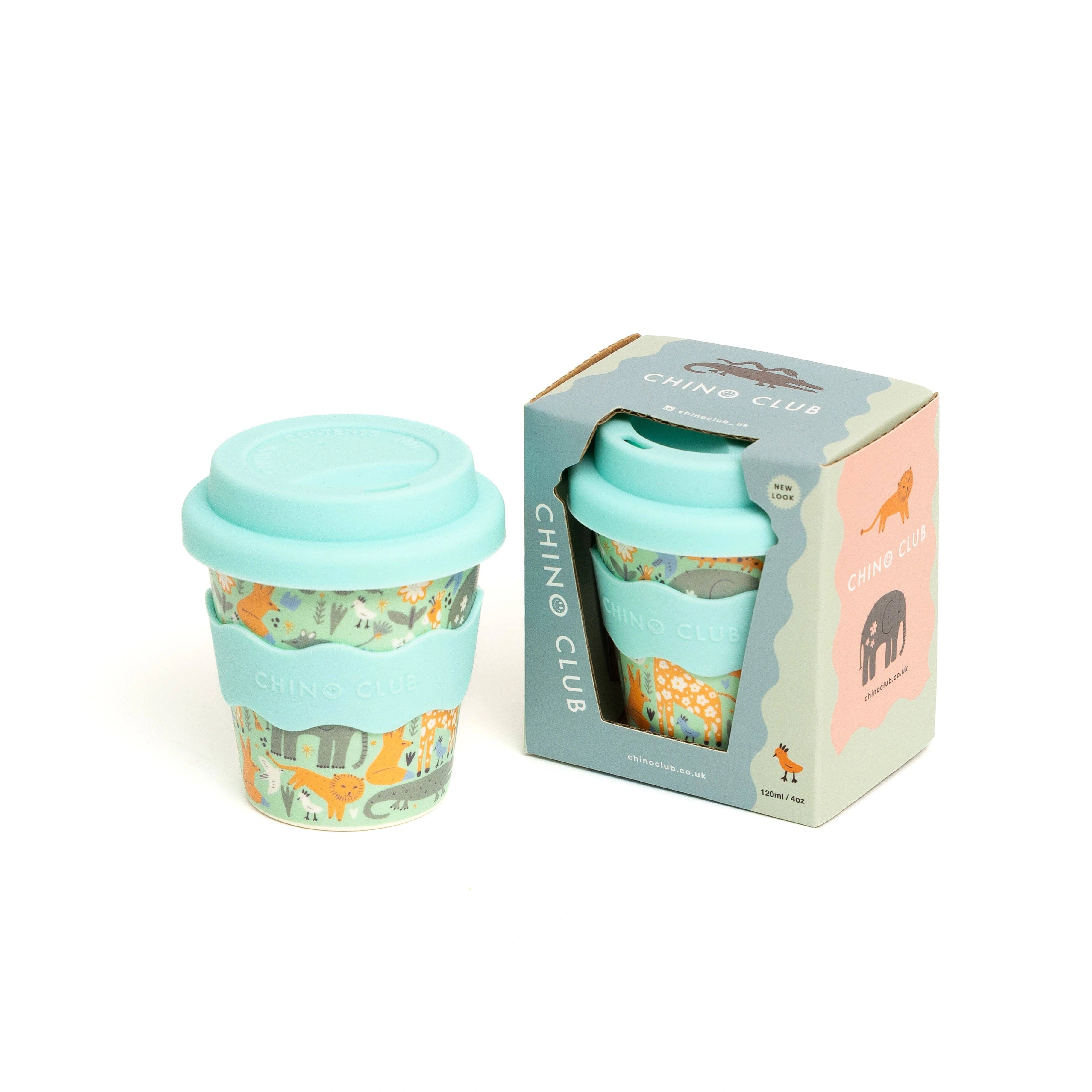 Wild Animal Babychino Cup 4oz (Straws Sold Separately)
