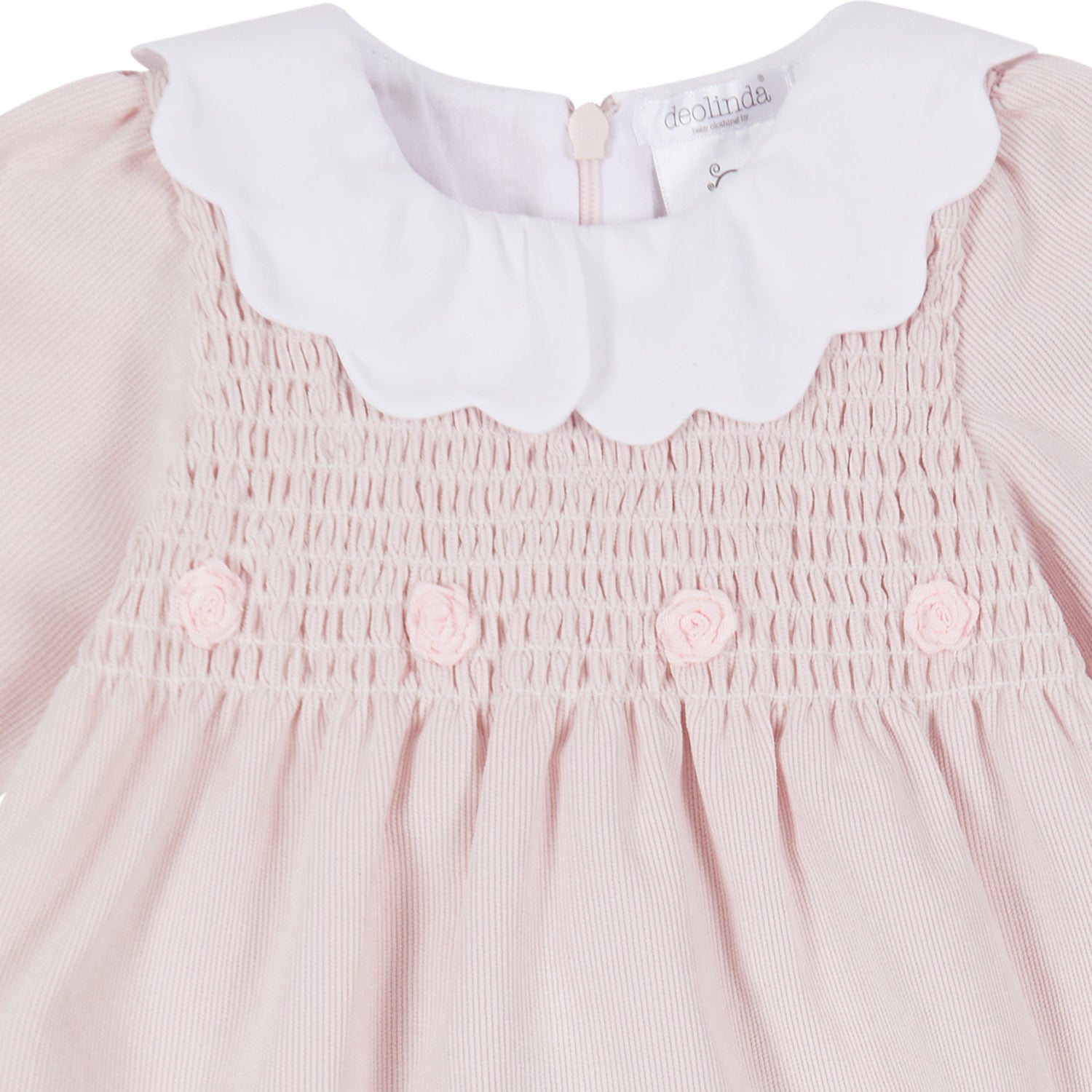 Dusty Pink Smocked Dress