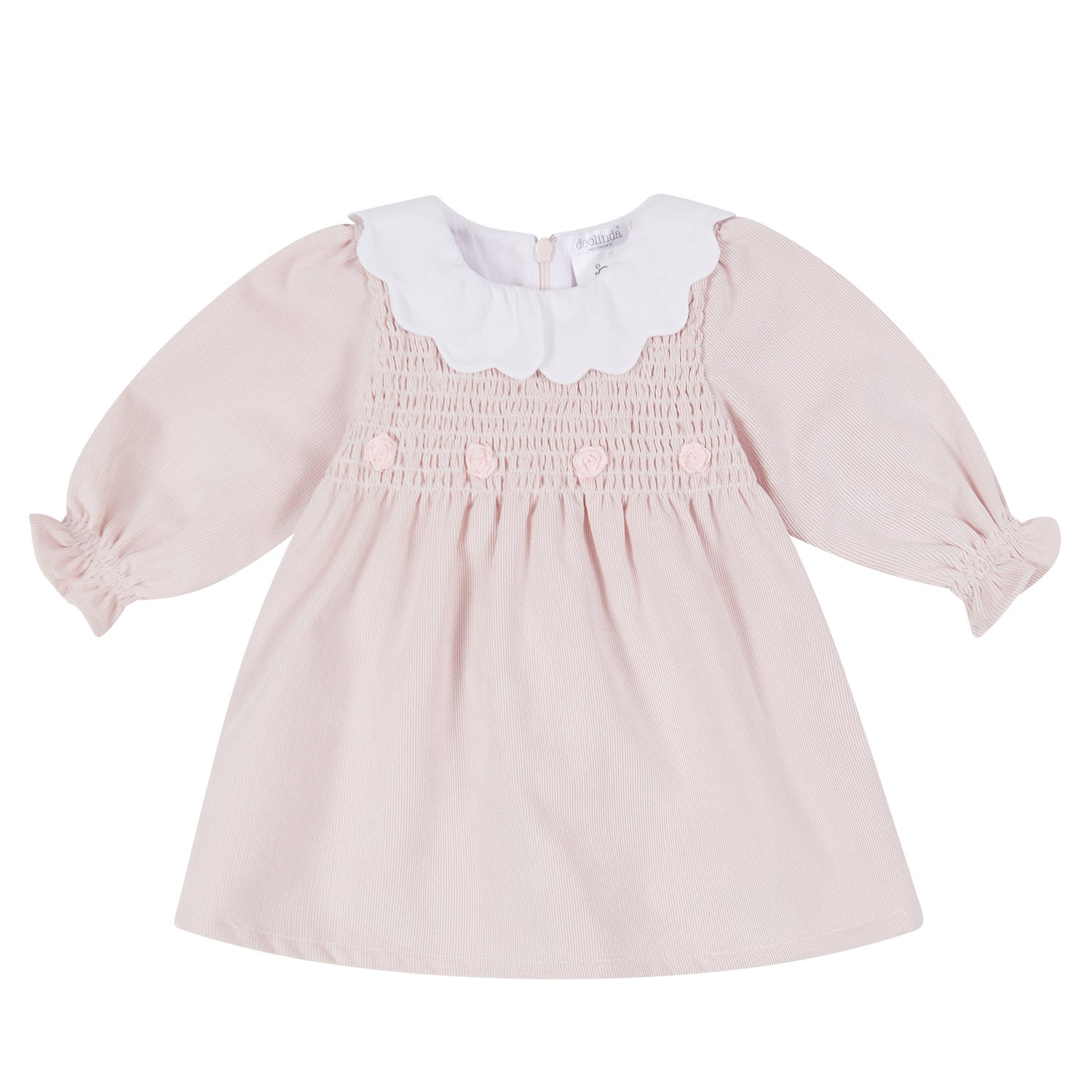 Dusty Pink Smocked Dress