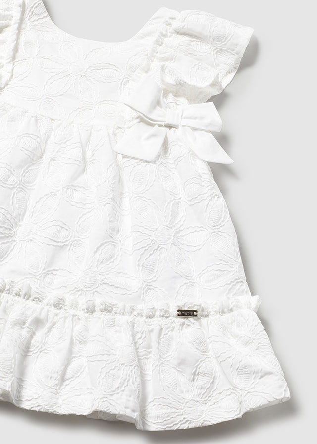 White Embroidered Dress