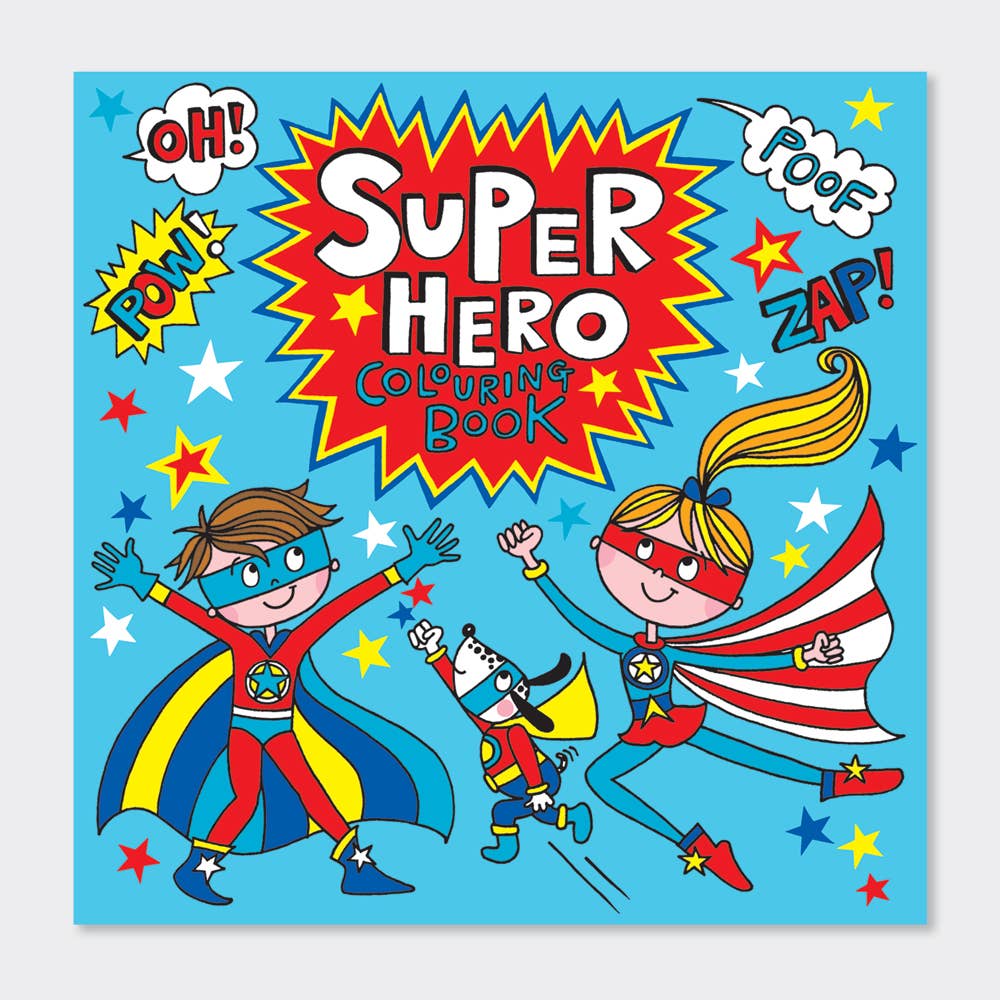 Children's Super Hero Colouring Book