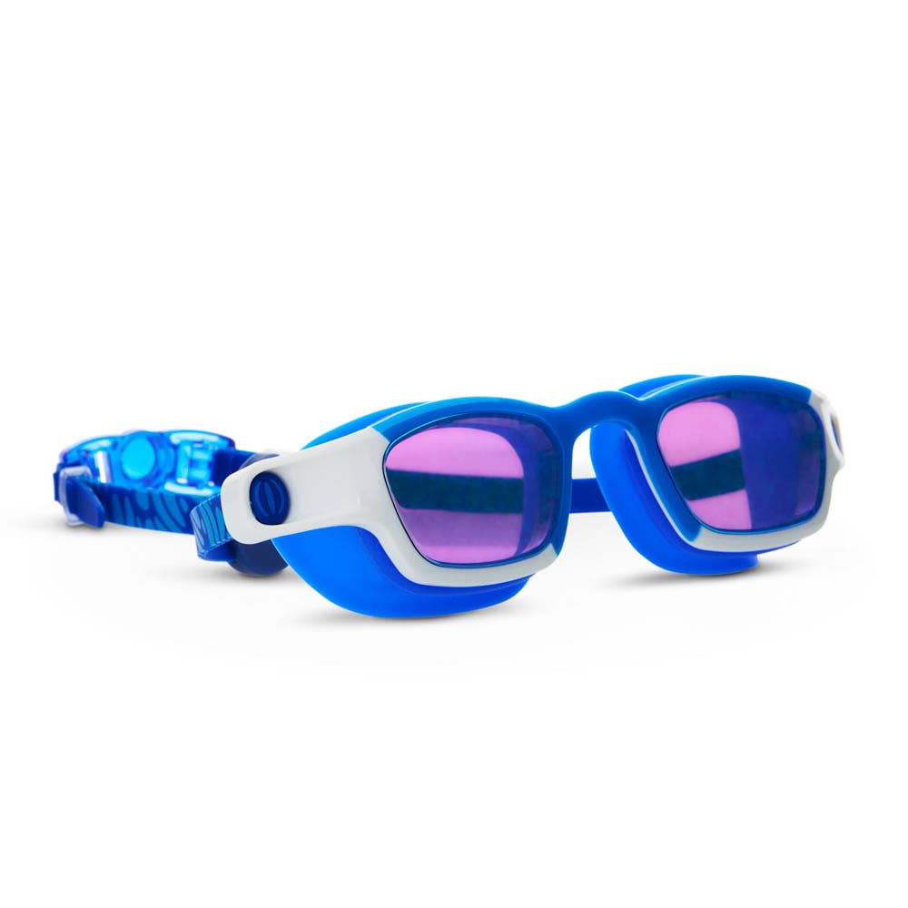 Shortfin Kids' Swim Goggle | Blue & White
