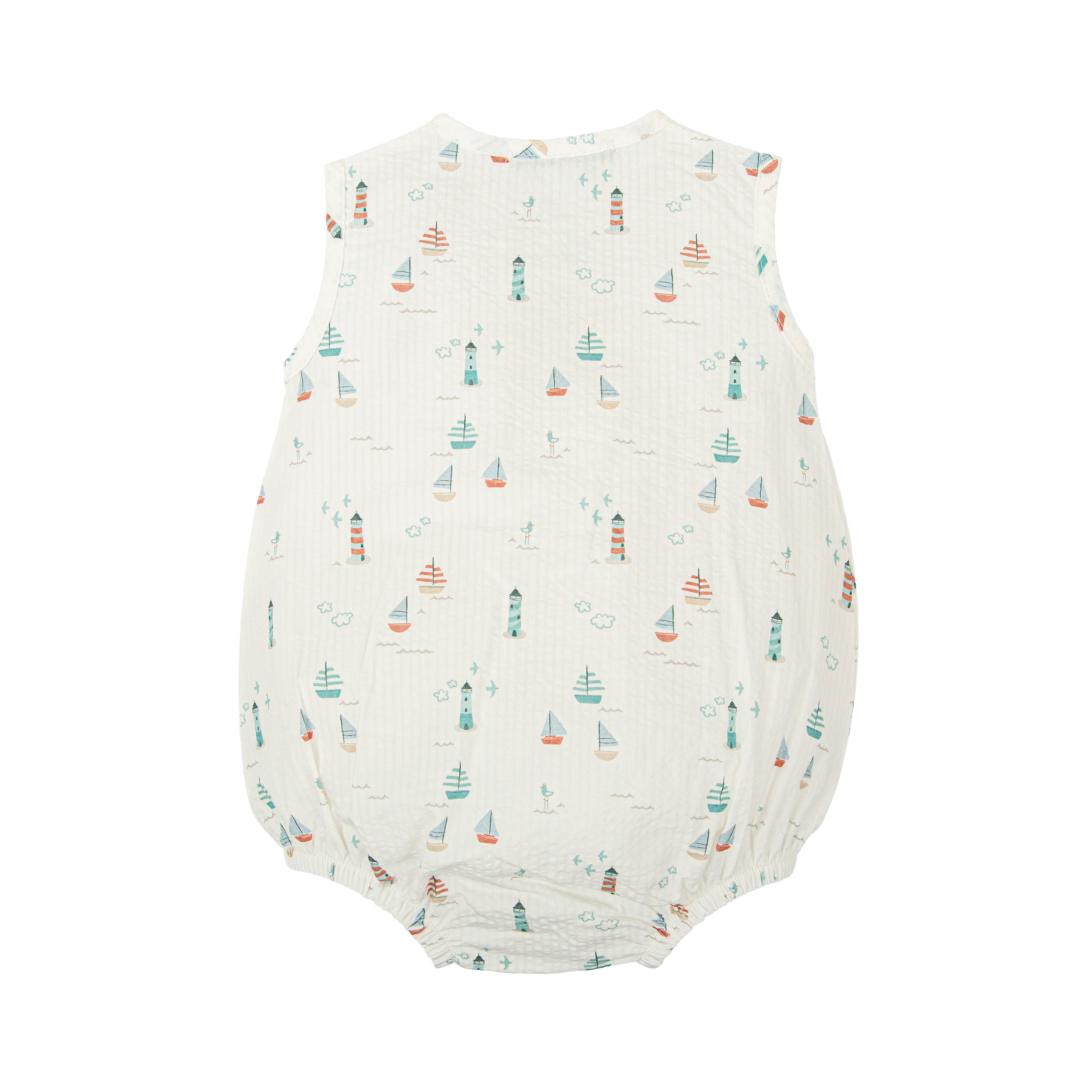 Nautical Print Romper