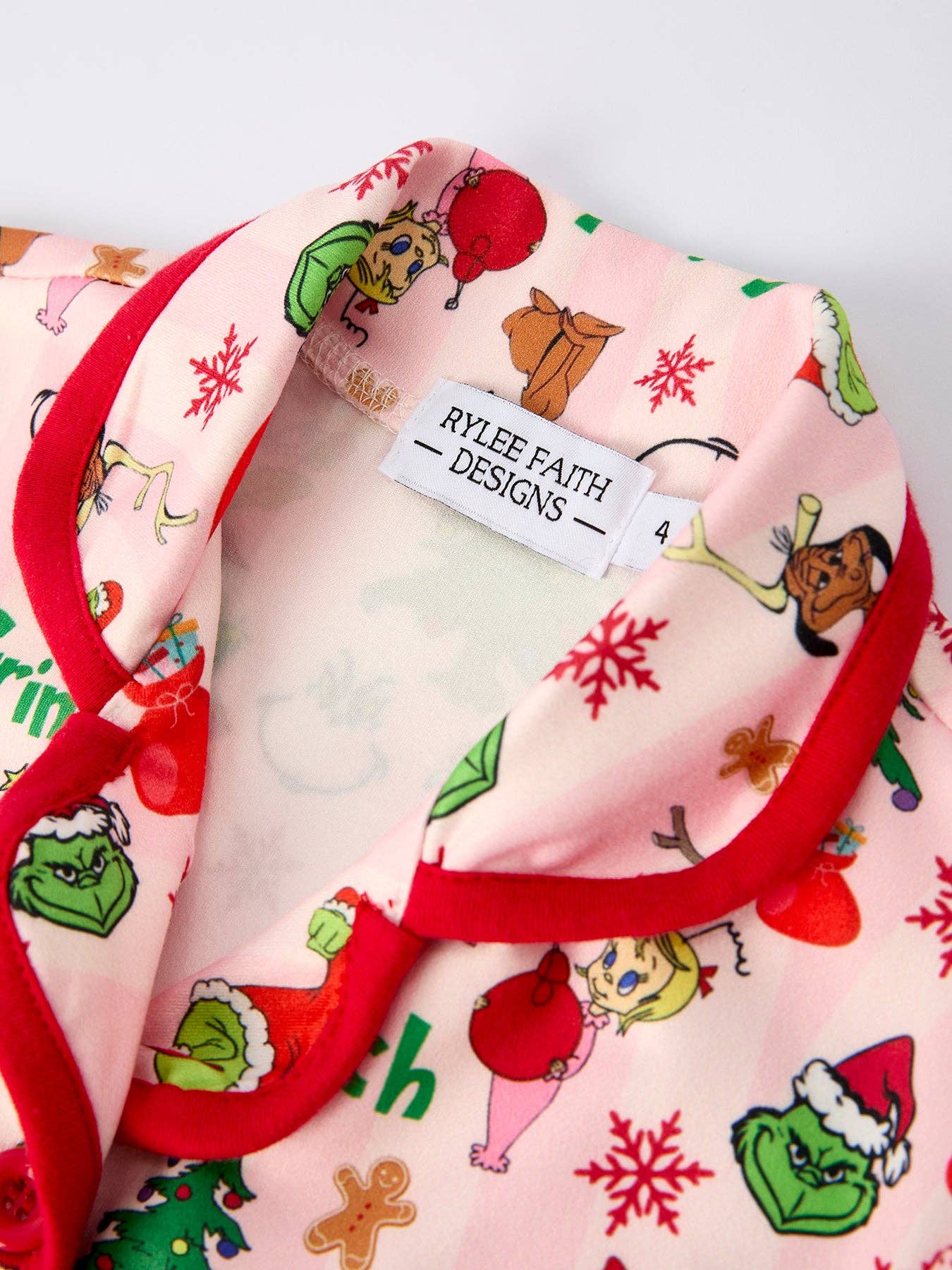Christmas Girls Ruffle Pyjamas Set PRE ORDER OCT