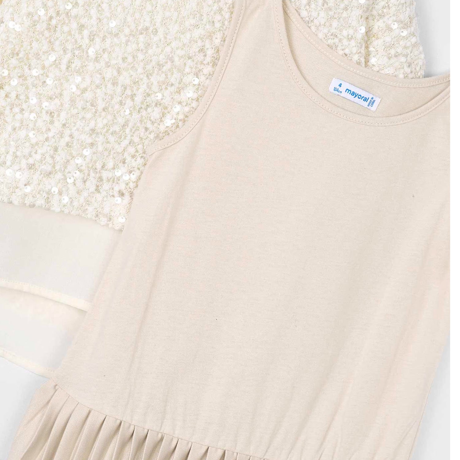 Combined Sequin Dress