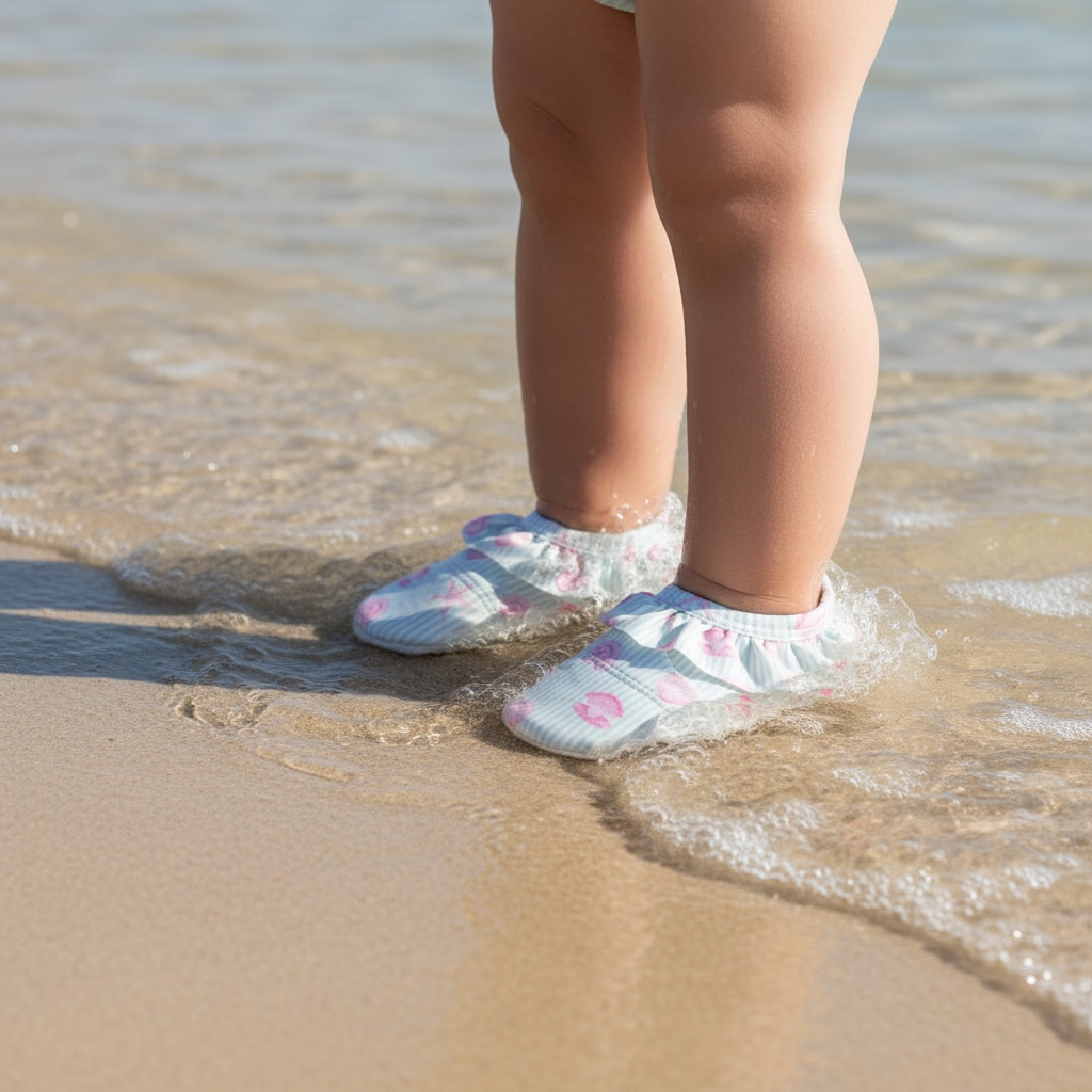 Frill Mint Green Shell Non Slip Shoe