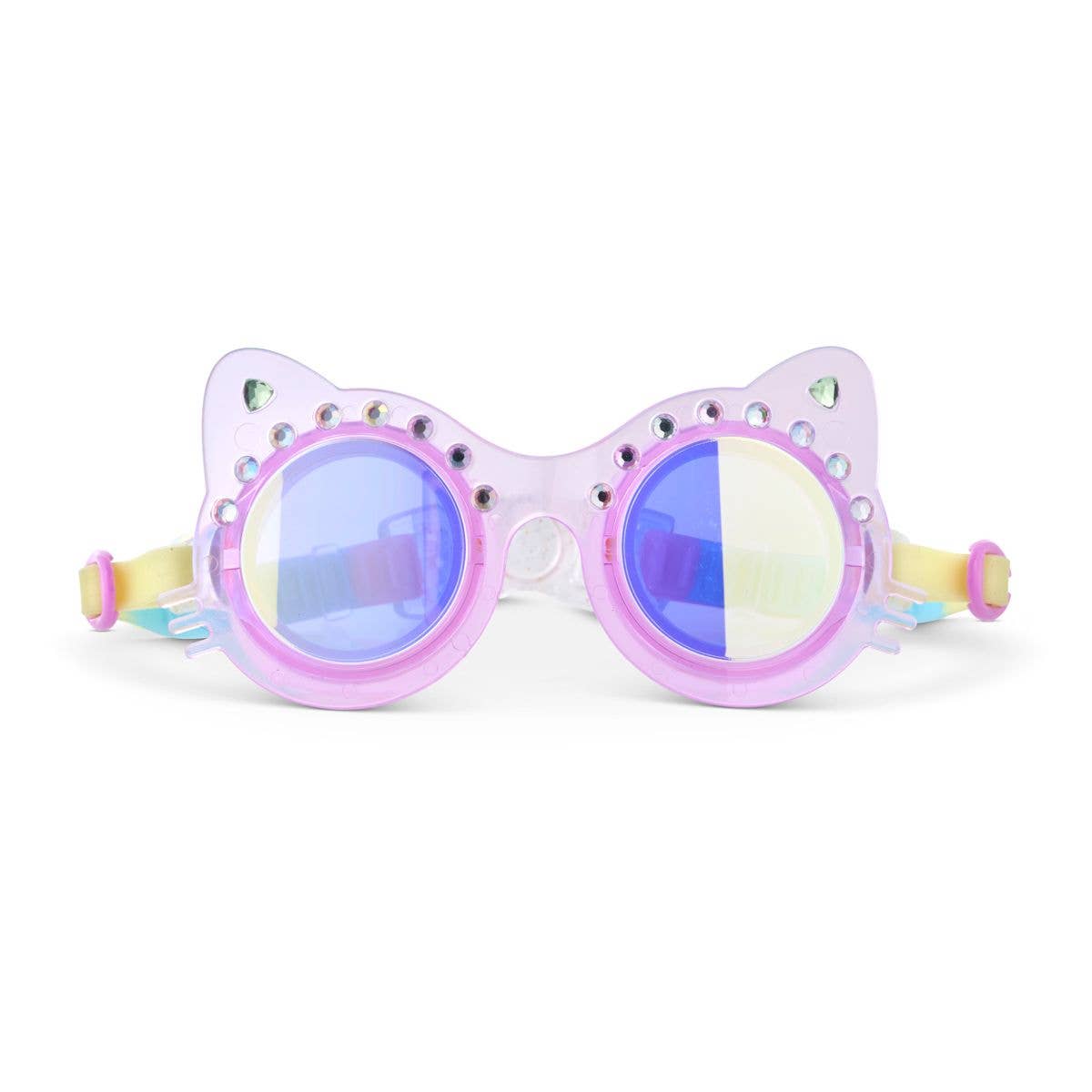 Lilac Frosted Cat Swim Goggles