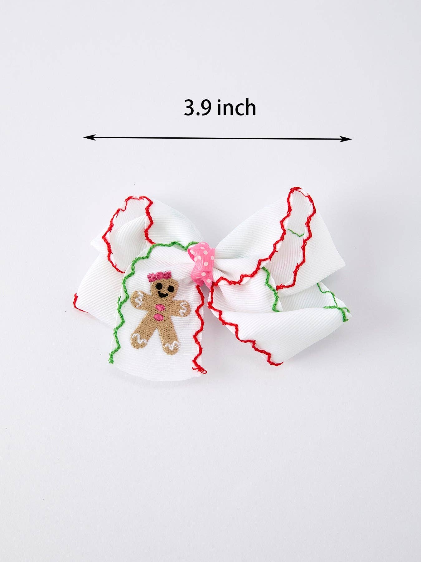 Christmas Gingerbread Hair Bows (2PCS)
