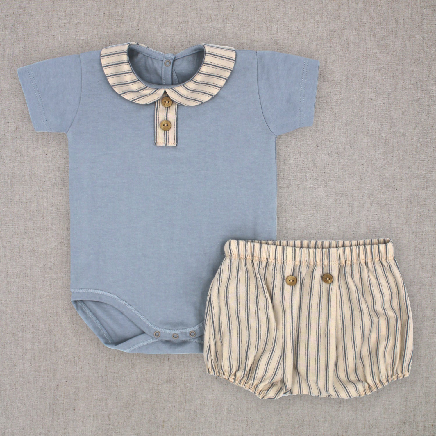 Blue Body & Jam Pant Set