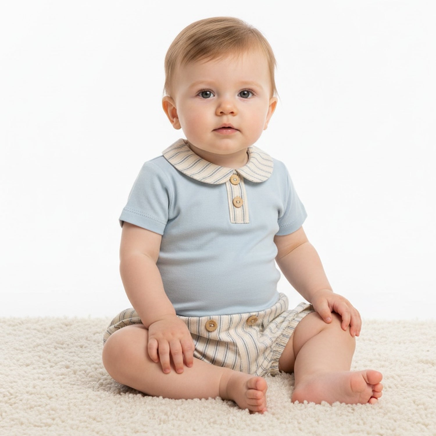 Blue Body & Jam Pant Set