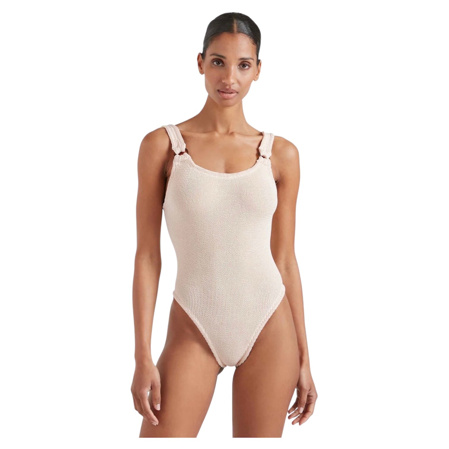 Domino Blush Swimwear with Tonal Hoop - Adult