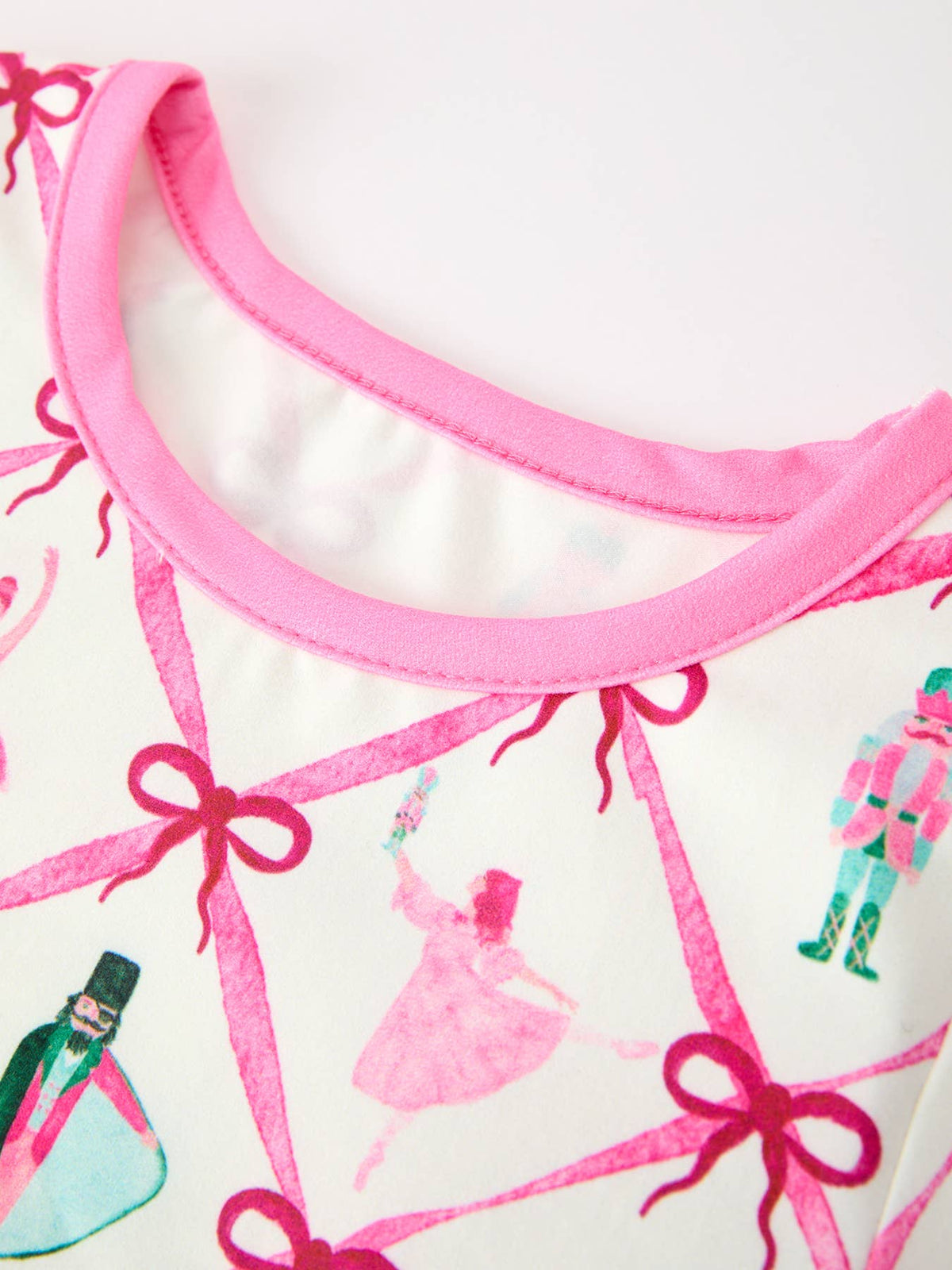 Christmas Bow Ballet Pajama Set