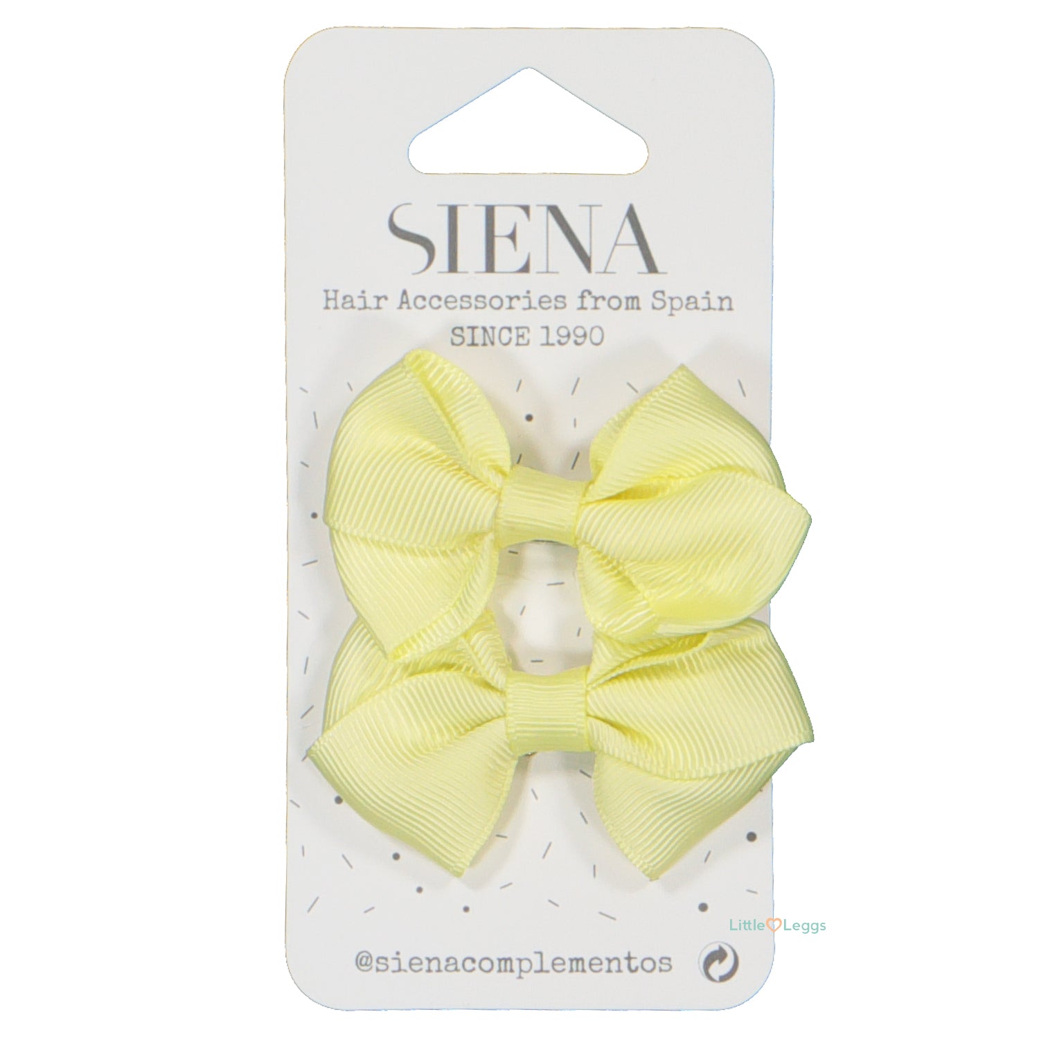 Lemon Hair Clips x 2 - 2.5cm