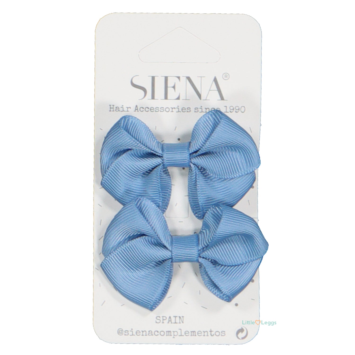 Duck Egg Blue Hair Clips x 2 - 2.5cm