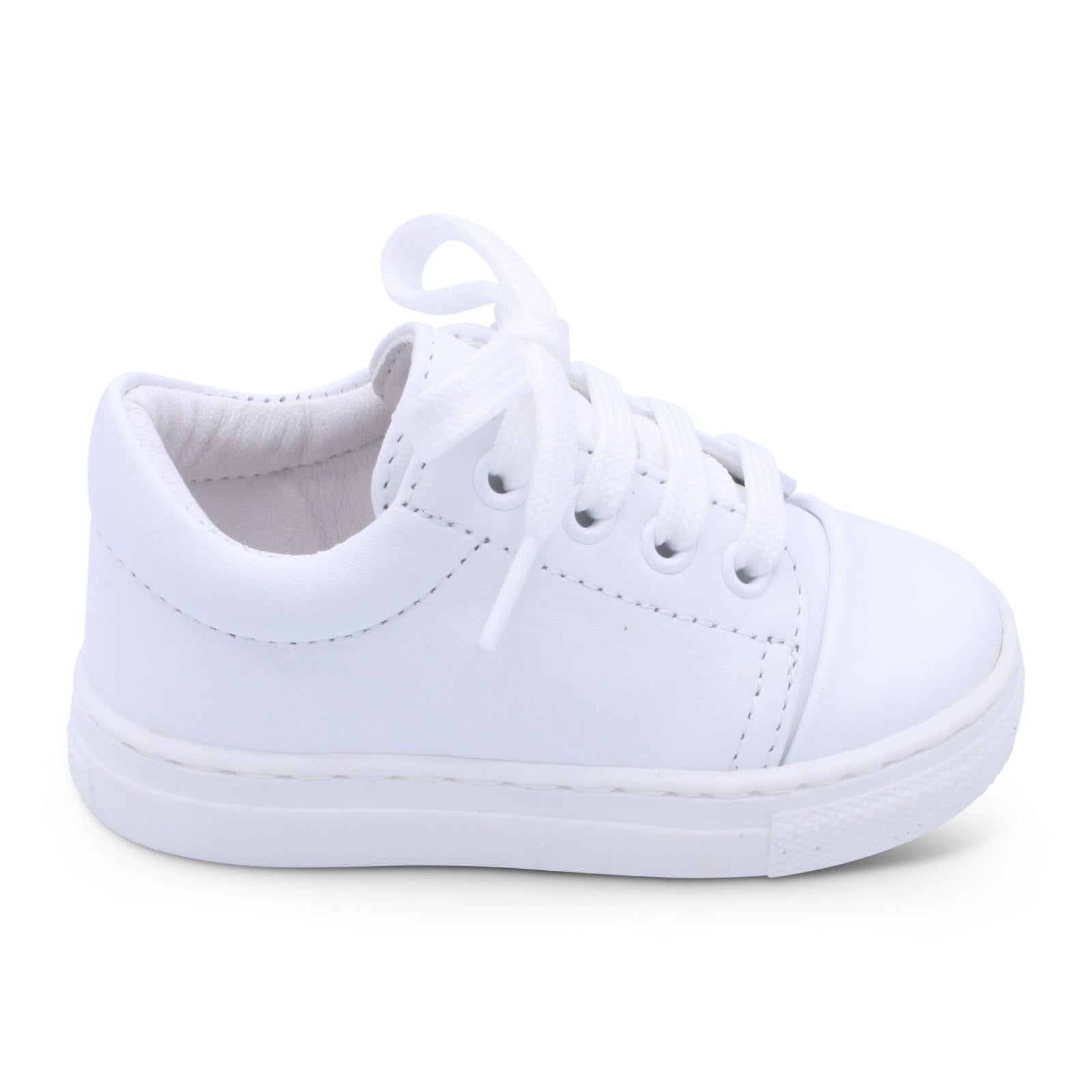 White Leather Trainers