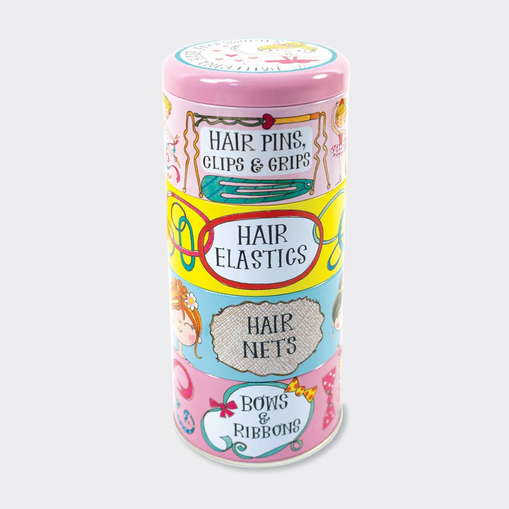 Stacking Tins -- Ballerina Hair Accessories