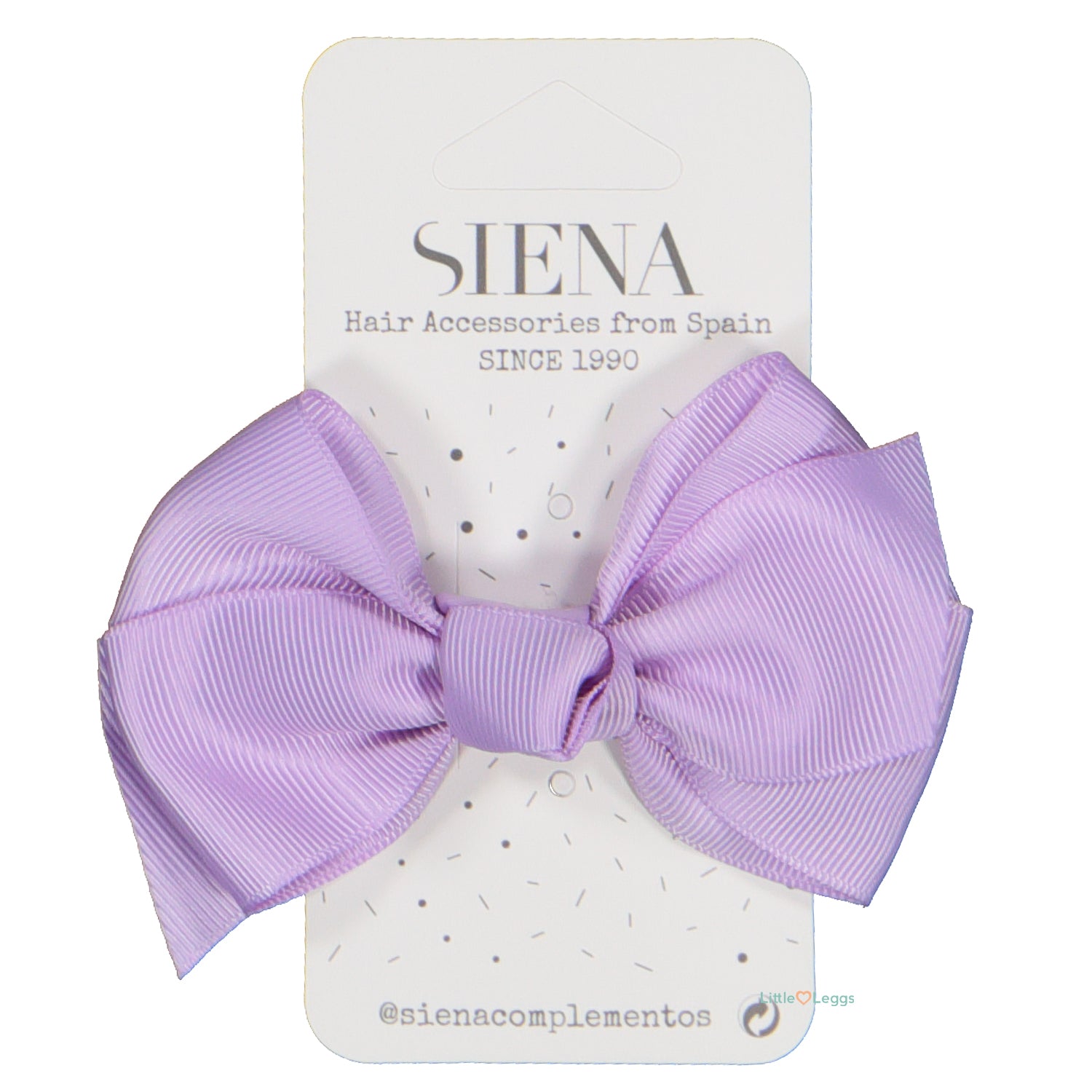 Lilac Knot Hair Clip -10cm
