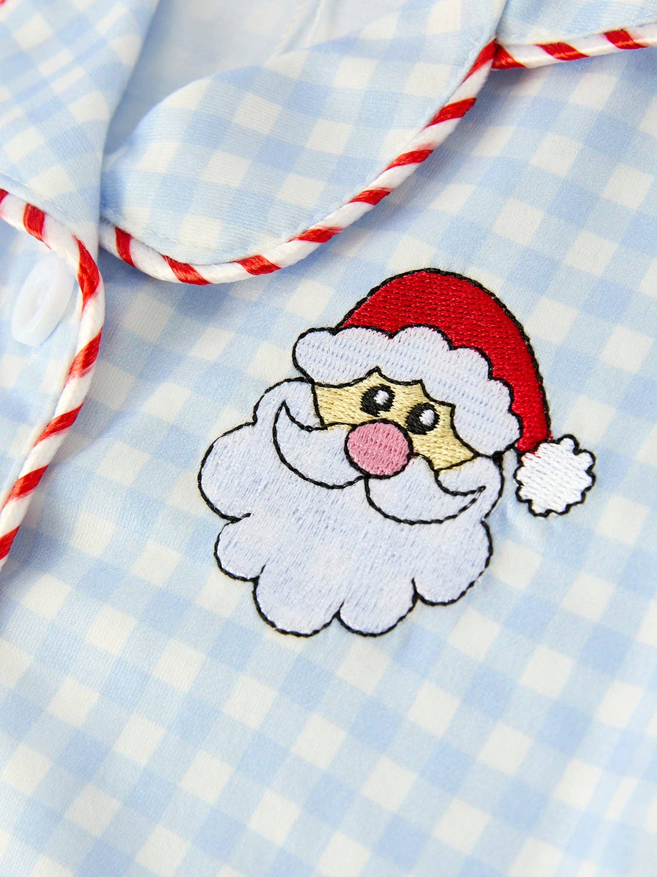 Blue Christmas Santa Pyjamas - PRE ORDER END SEPT