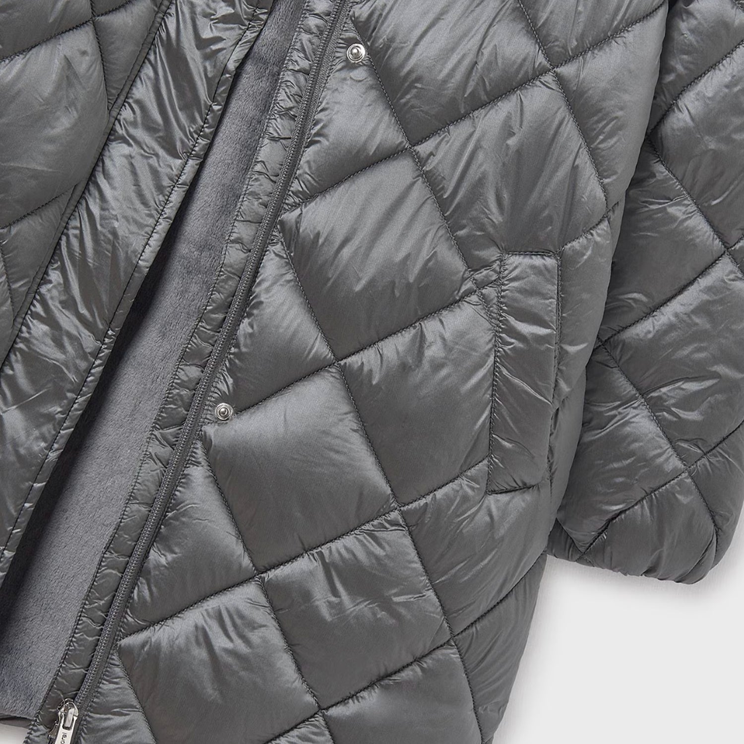 Dark Grey Padded Coat