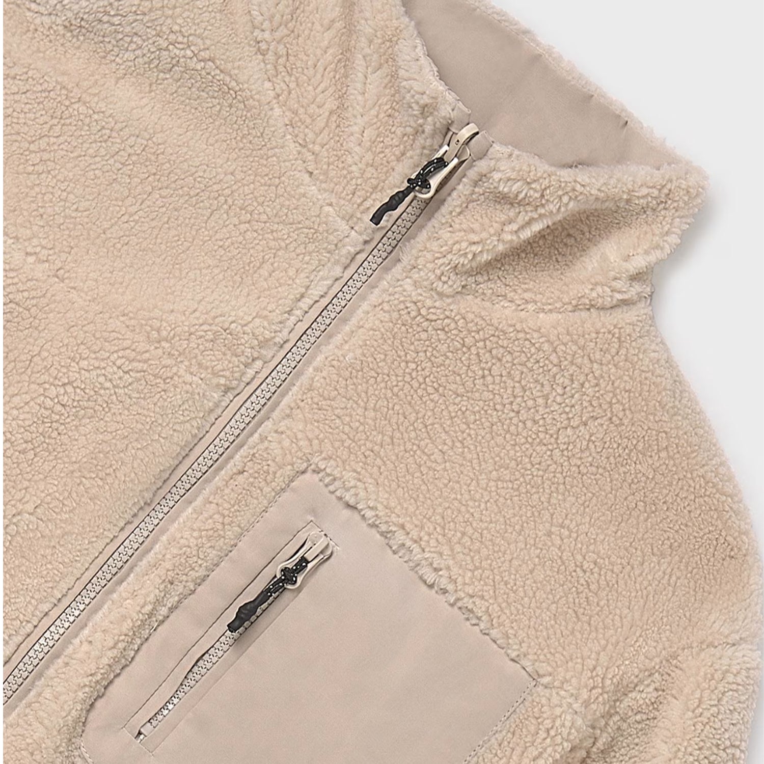 Cream Teddy Reversible Jacket