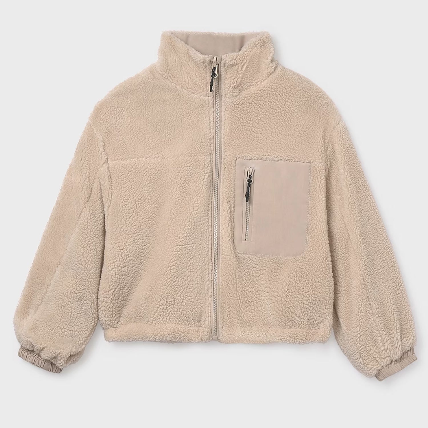 Cream Teddy Reversible Jacket