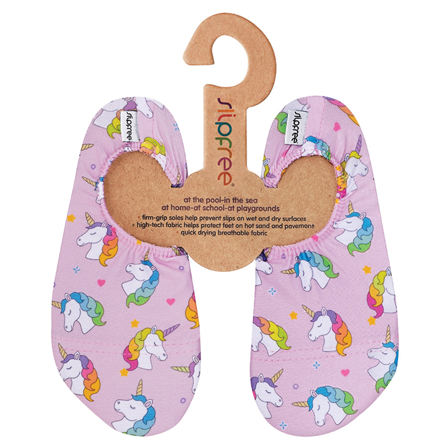 Multi Coloured Unicorn Print Non Slip Shoes