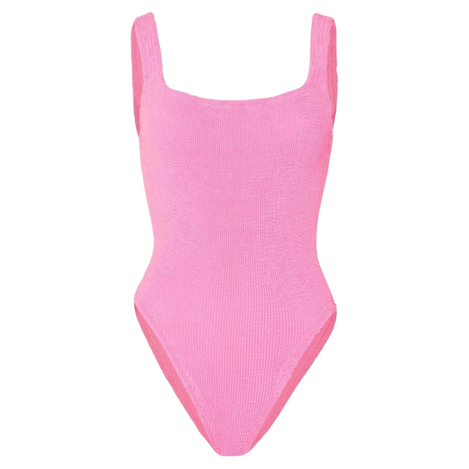 Square Neck Bubblegum Crinckle Swimsuit - Adult