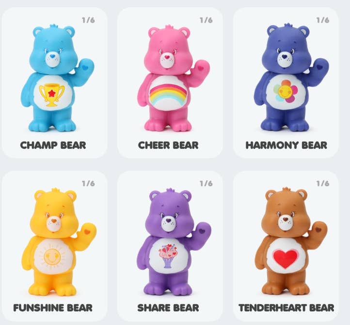 Care Bears Random Blind Figure Box