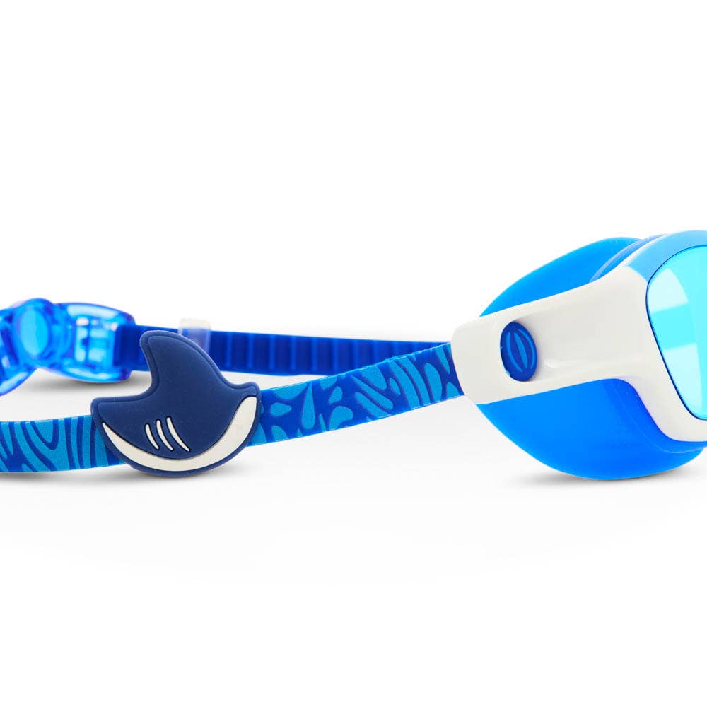 Shortfin Kids' Swim Goggle | Blue & White