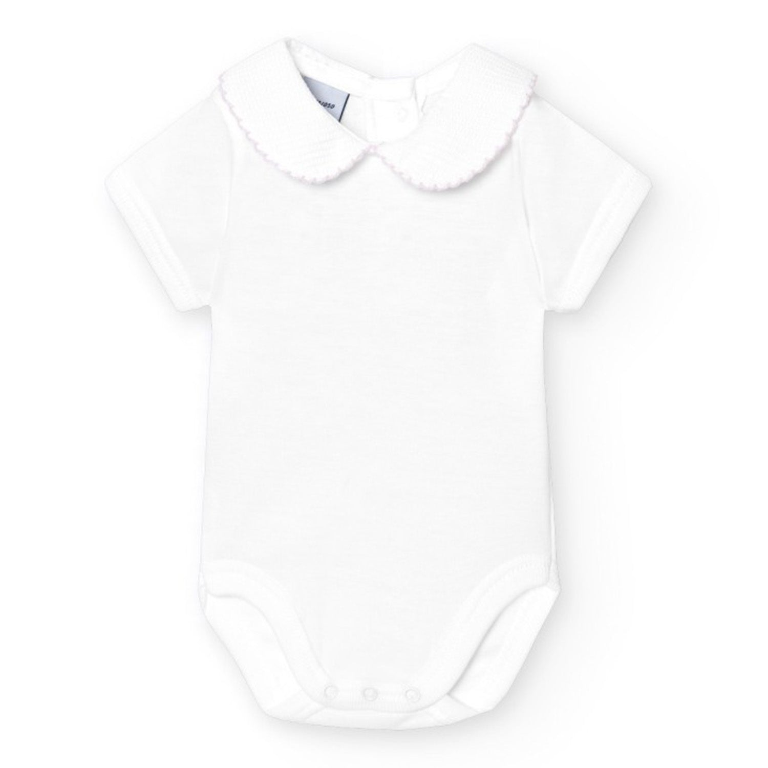 Pique Collar Short Sleeved Collar Body