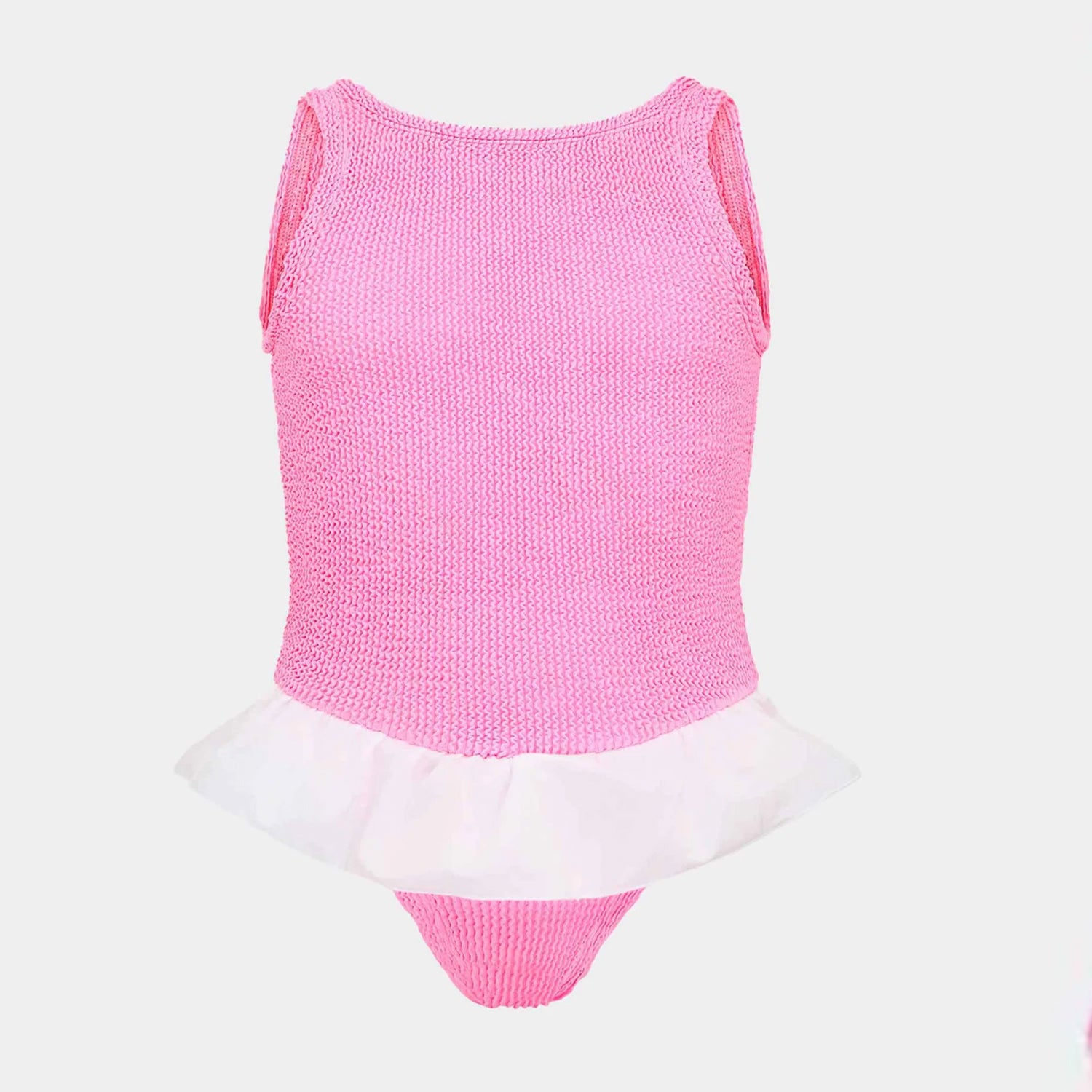 Kids Denise Crinkle Swimsuit - Bubblegum