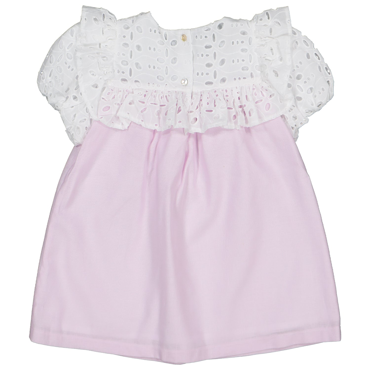 Lilac Embroidered Lace Dress