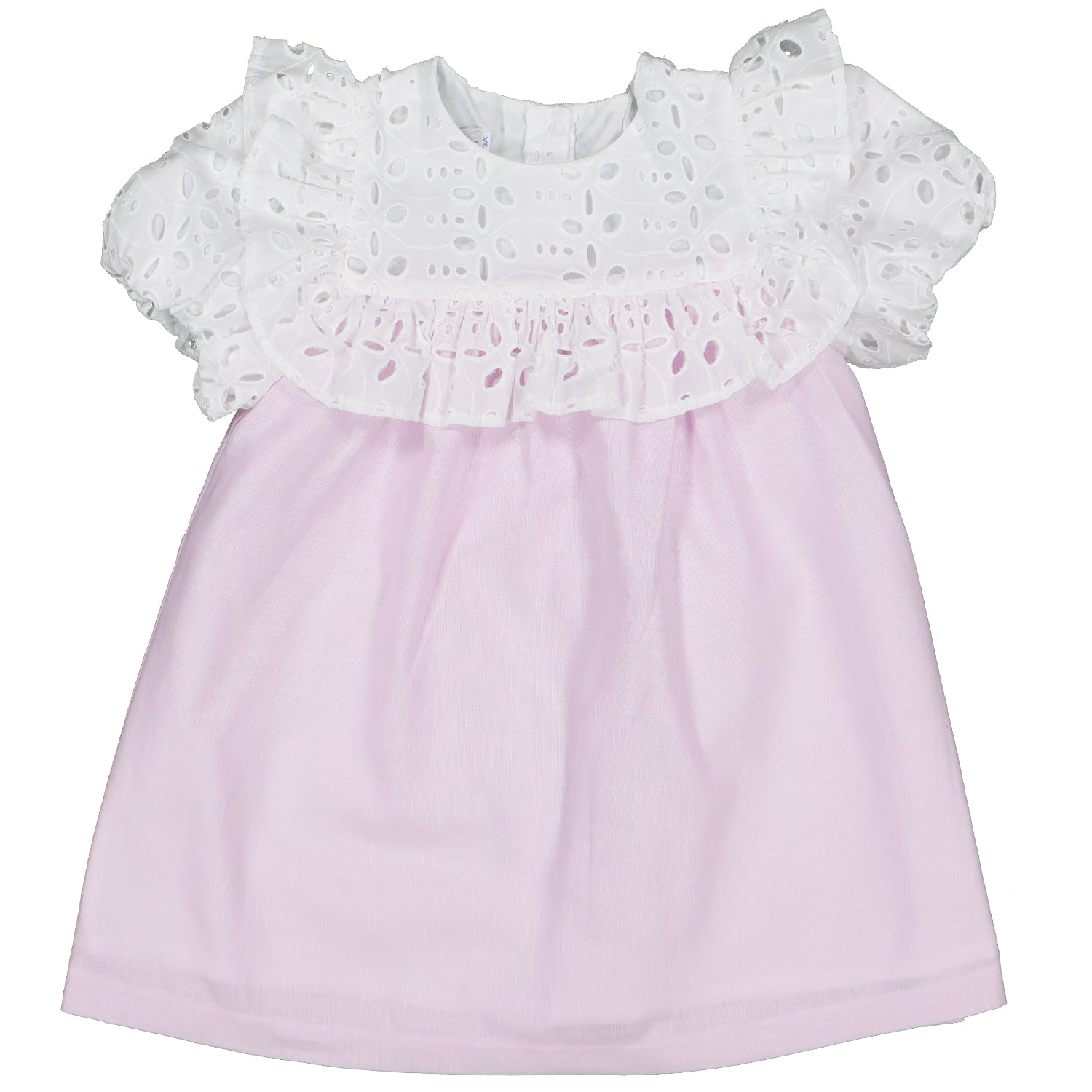 Lilac Embroidered Lace Dress