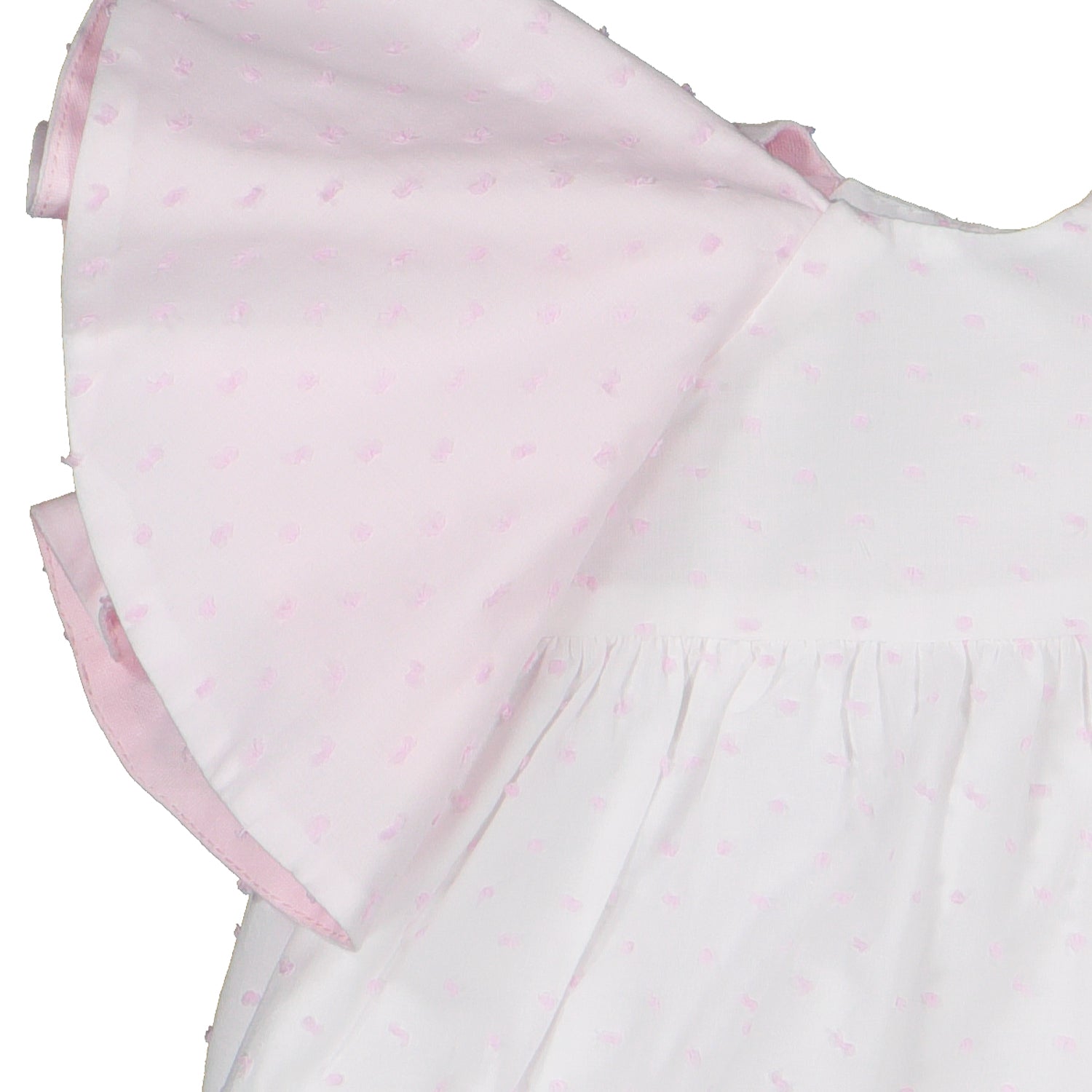 Pastel Pink Plumeti Romper