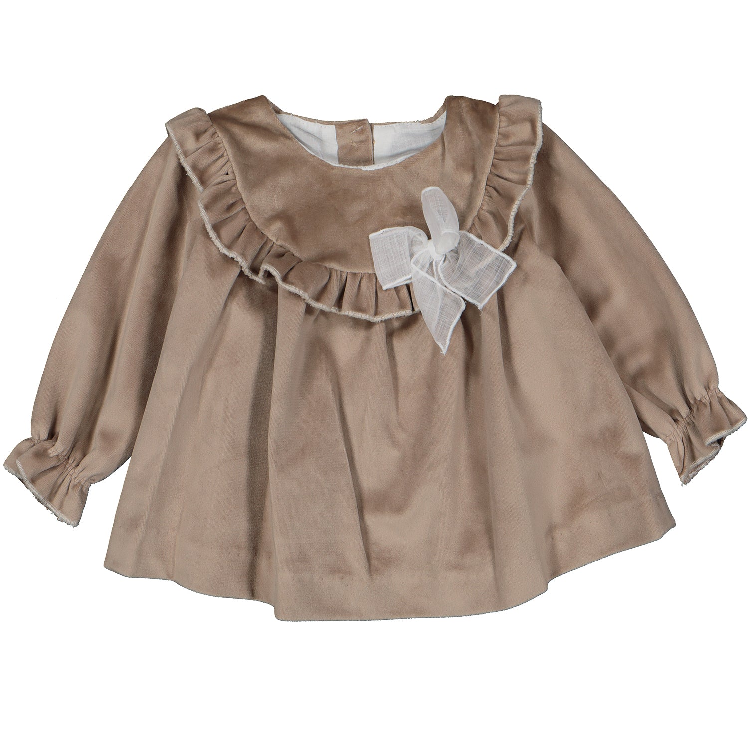 Hazel Brown Velvet Bloomer Set