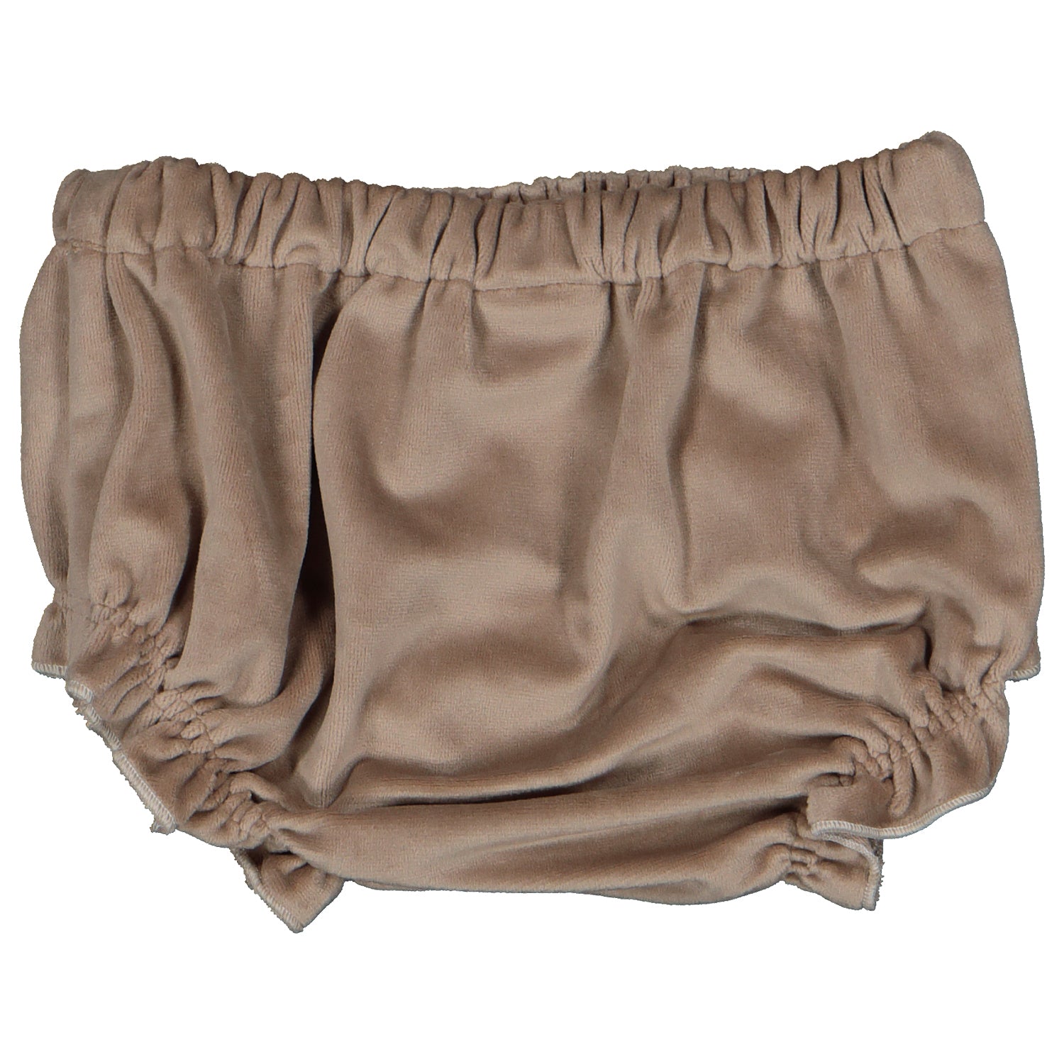 Hazel Brown Velvet Bloomer Set