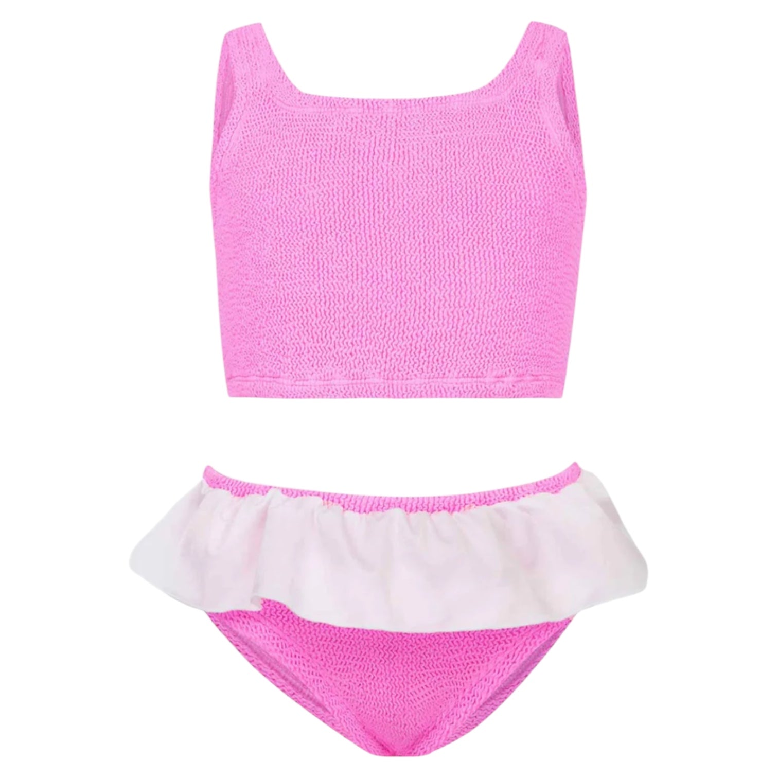 Olive Bubblegum Crinkle Bikini Kids