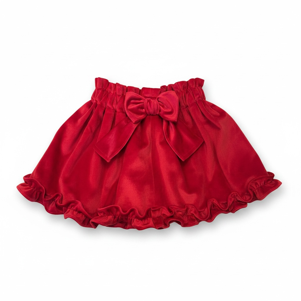 Red Velvet Skirt