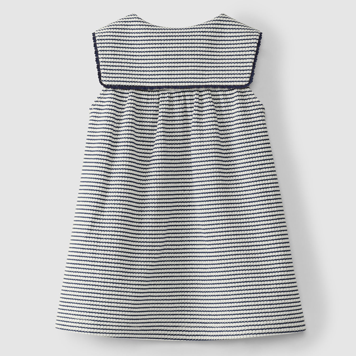 Navy Blue Sailor Style Dress