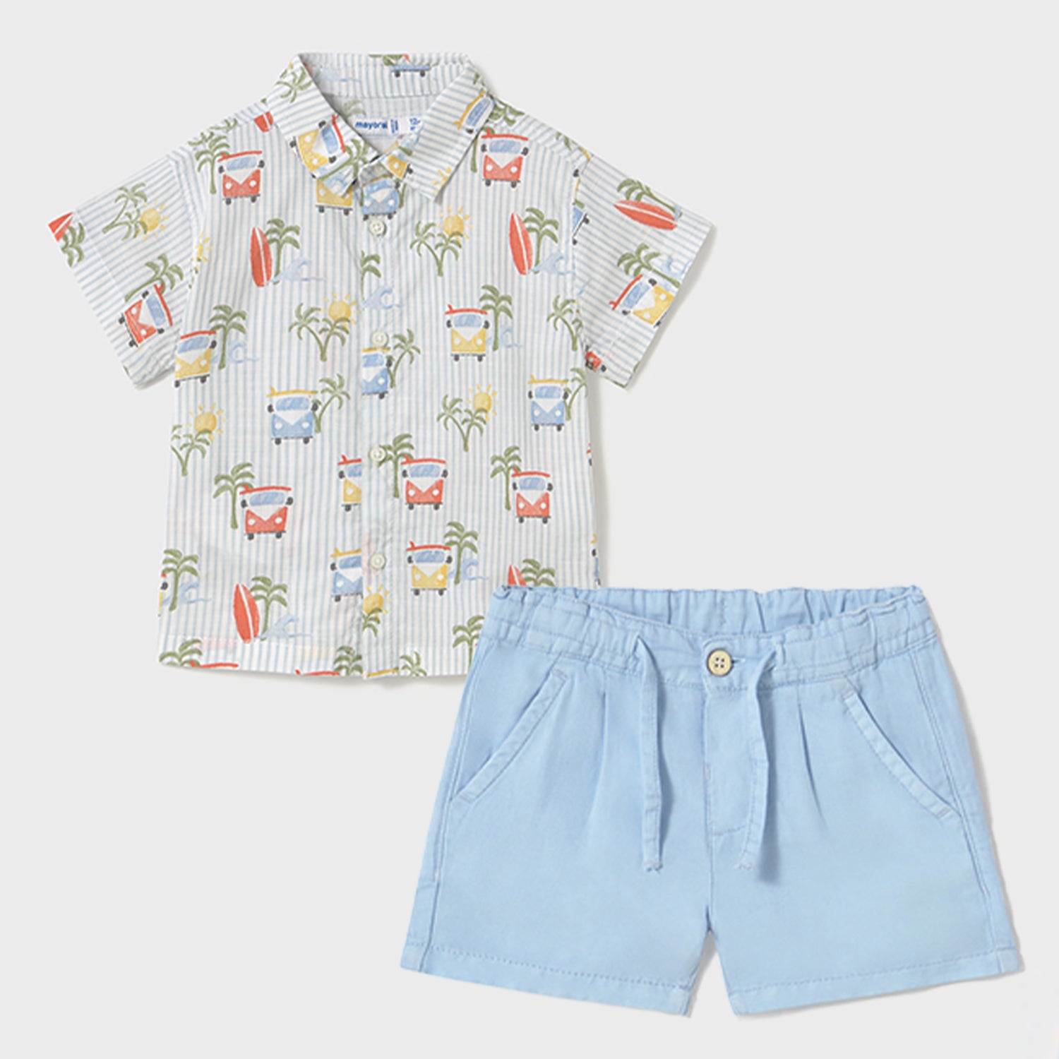 Camper Van Shirt & Short Set