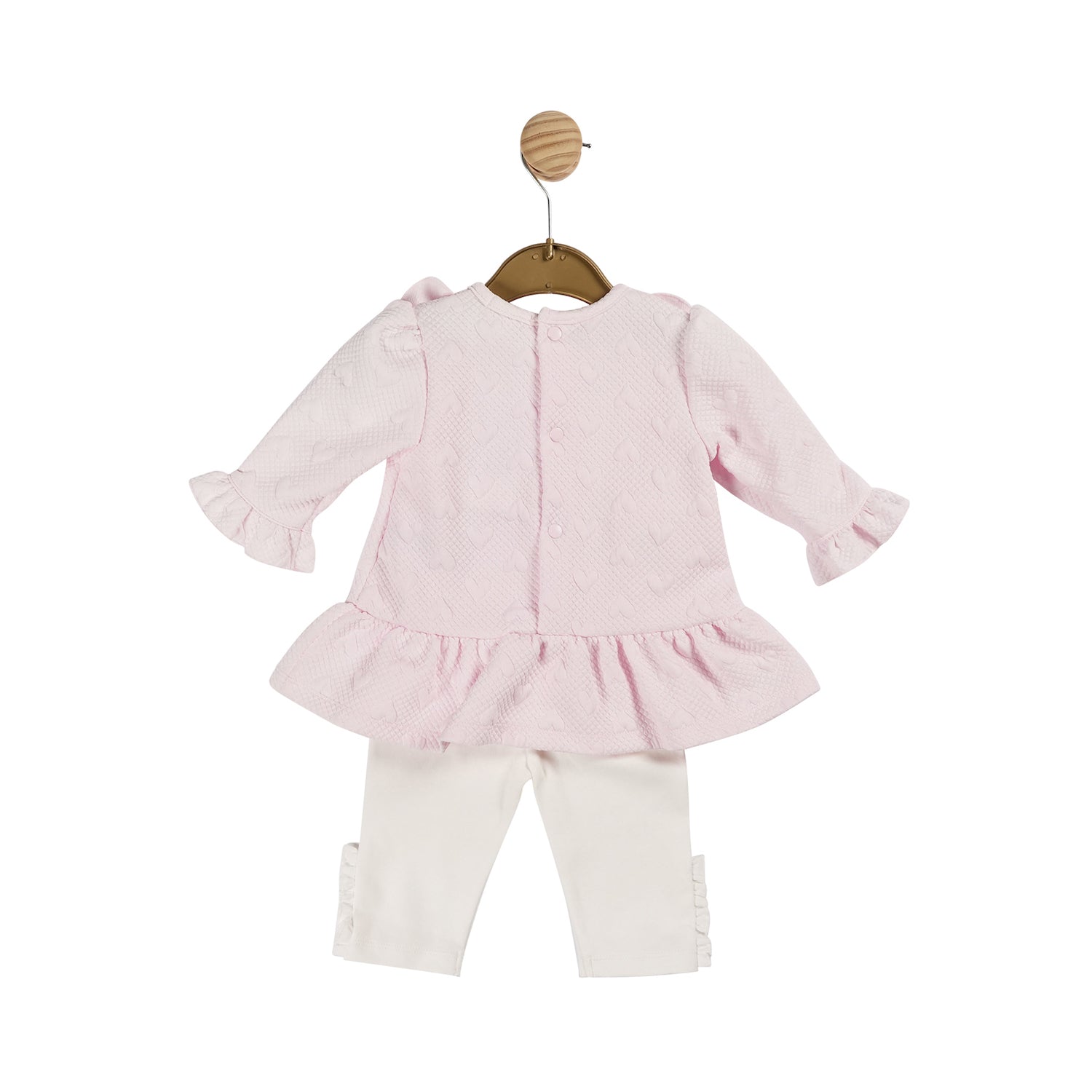 Pink Quilted Heart Legging Set