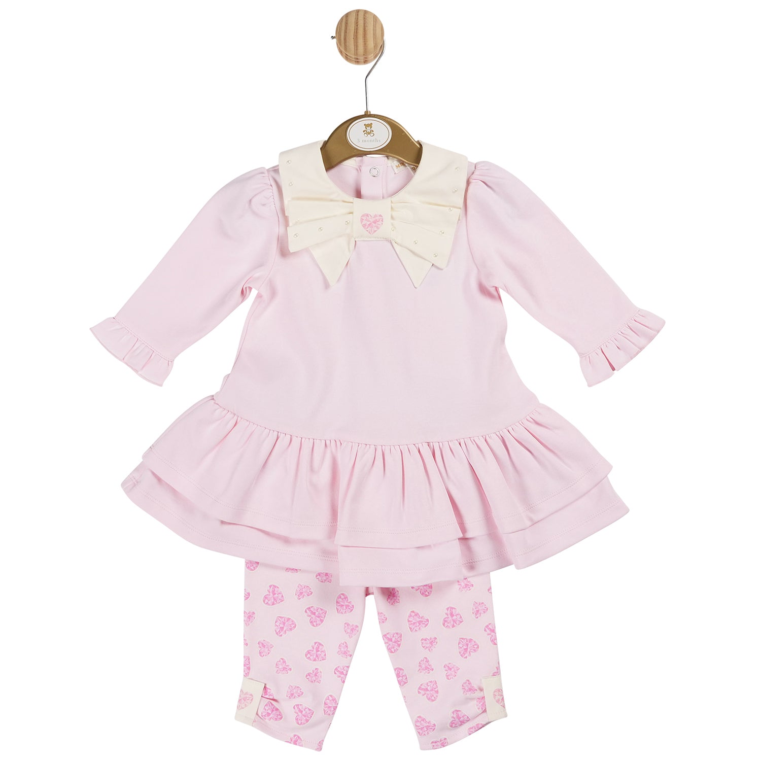 Pink Heart Legging Set