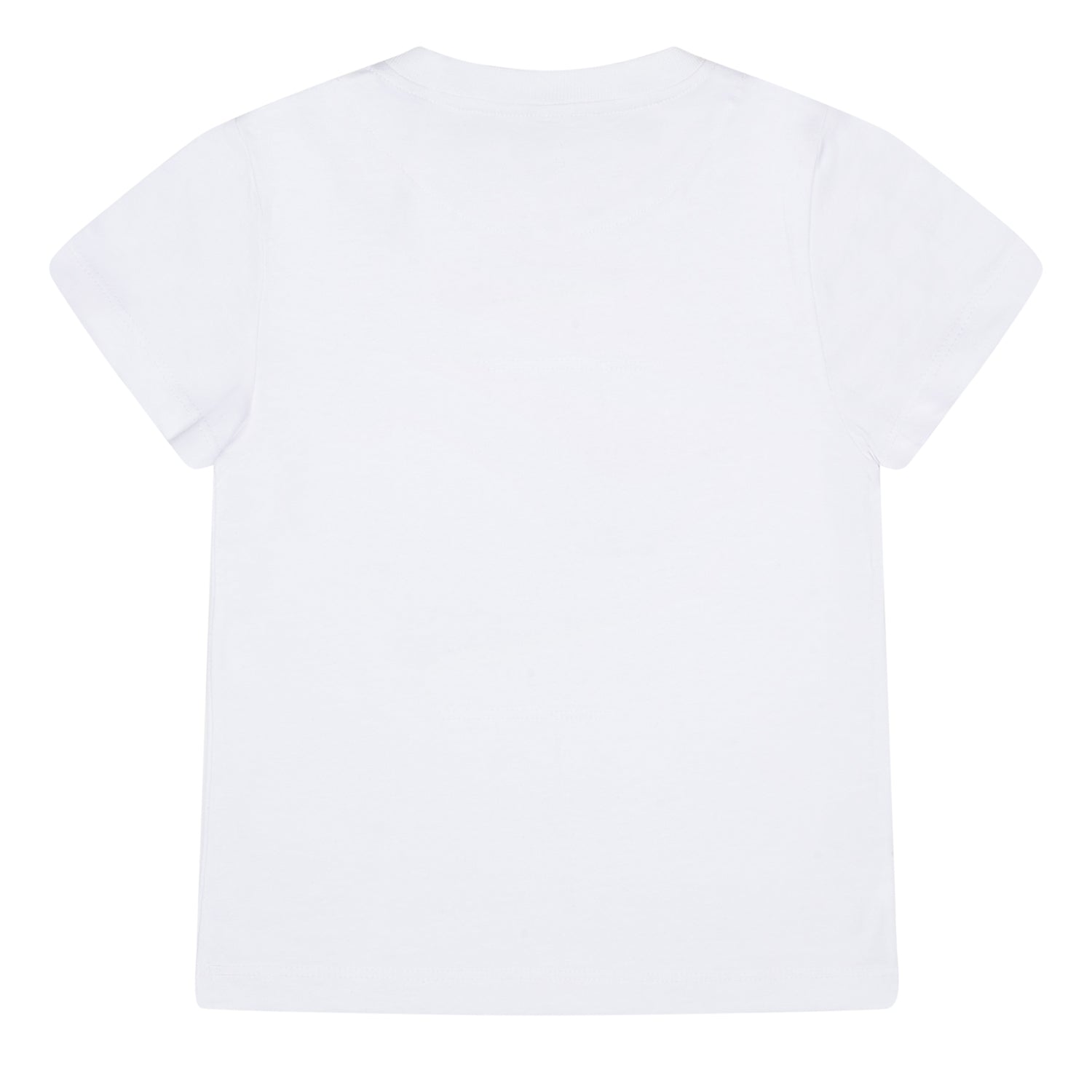White Towelling Badge T-Shirt